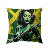 A A Guitar Is a Human Voice Outdoor Pillow Guitar Is A Human Voice Outdoor Pillow - Beyond T-shirts